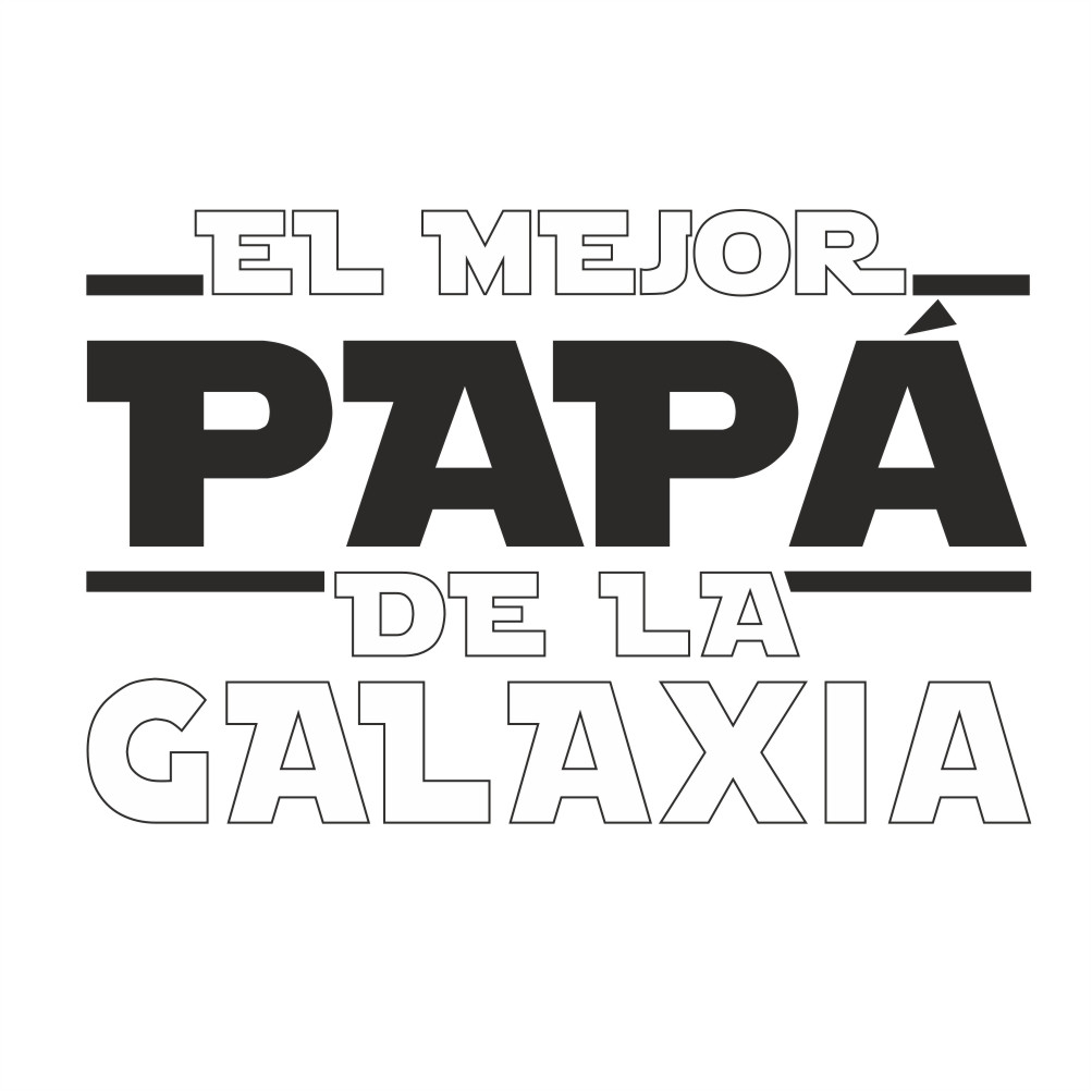 El mejor Papá de la Galaxia + texto